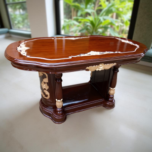 Meja Makan Jati Ukiran